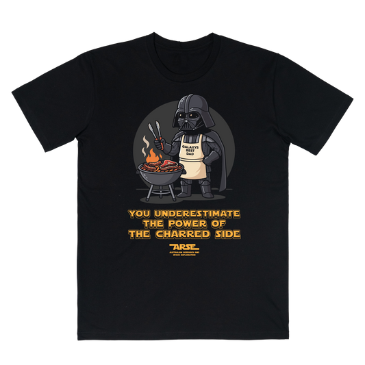 Charred Side Tee Black