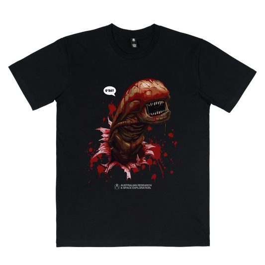 Alien Chestburster V2 Tee Black