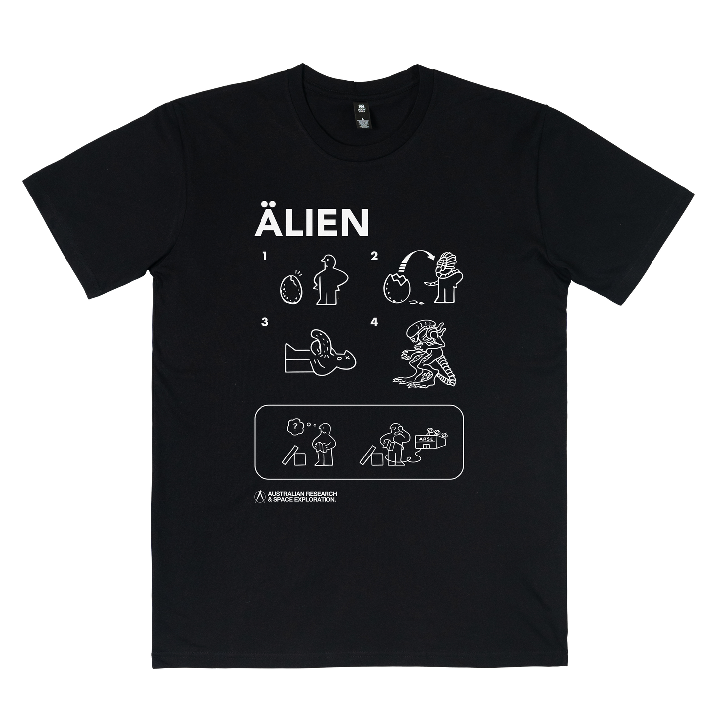 Ikea Alien Tee Black