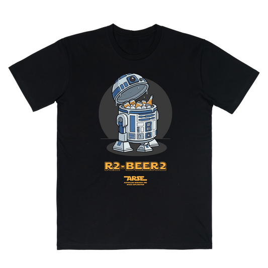 R2-Beer2 Tee Black