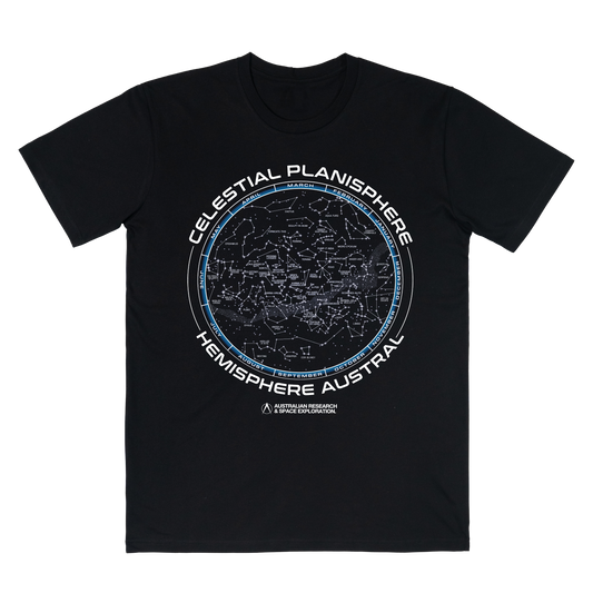 Star Map Tee Black