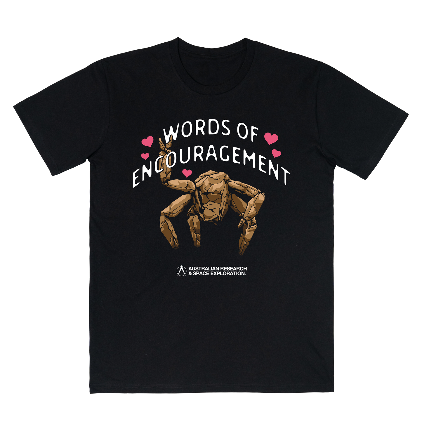 Words of Encouragement Tee Black