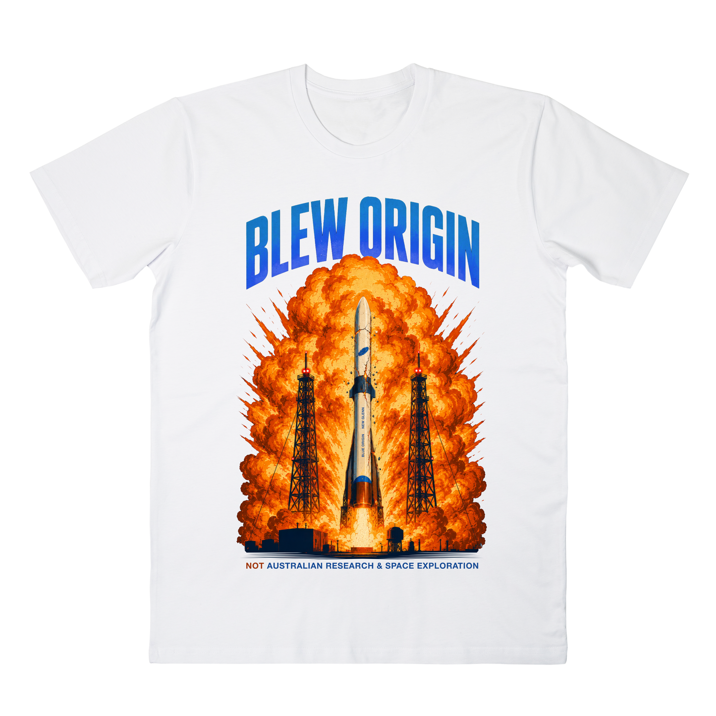 Blew Origin Tee Black