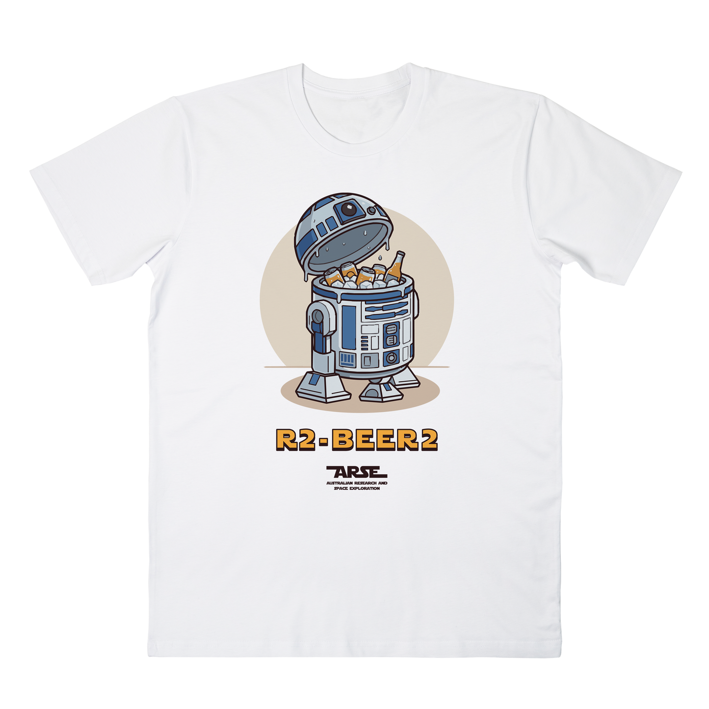 R2-Beer2 Tee White