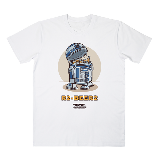 R2-Beer2 Tee White