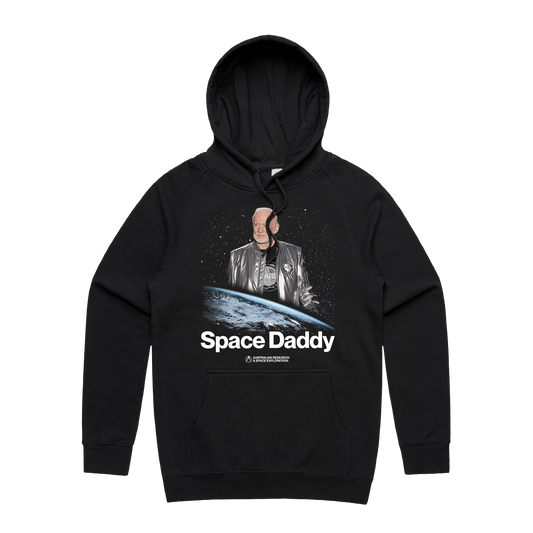 Daddy Aldrin Hoodie Black