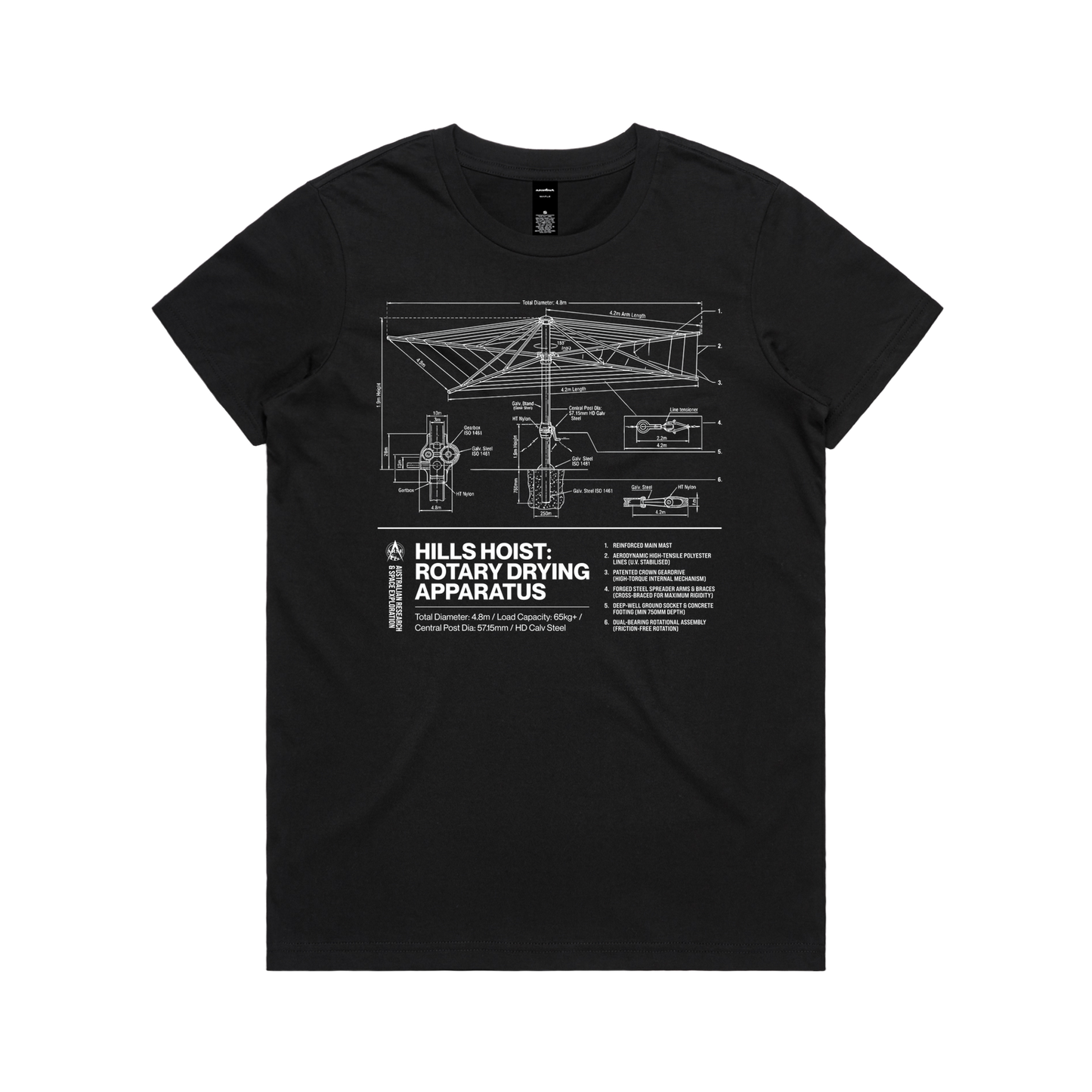 Hills Hoist Ladies Tee
