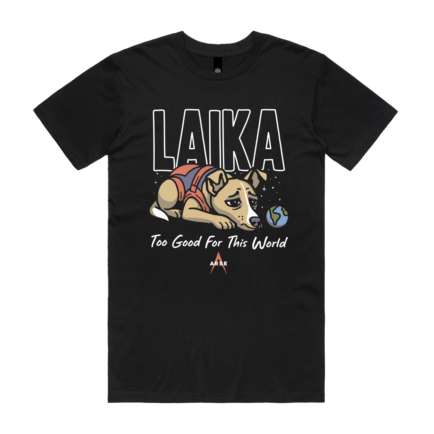 Earth's Goodest Girl Tee Black