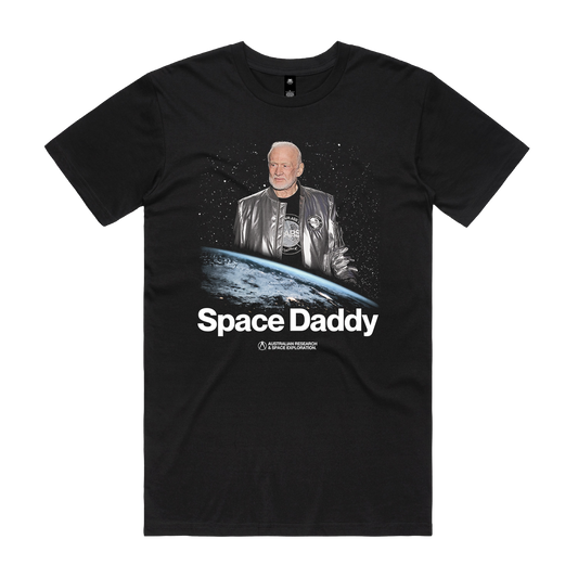 Daddy Aldrin Tee Black