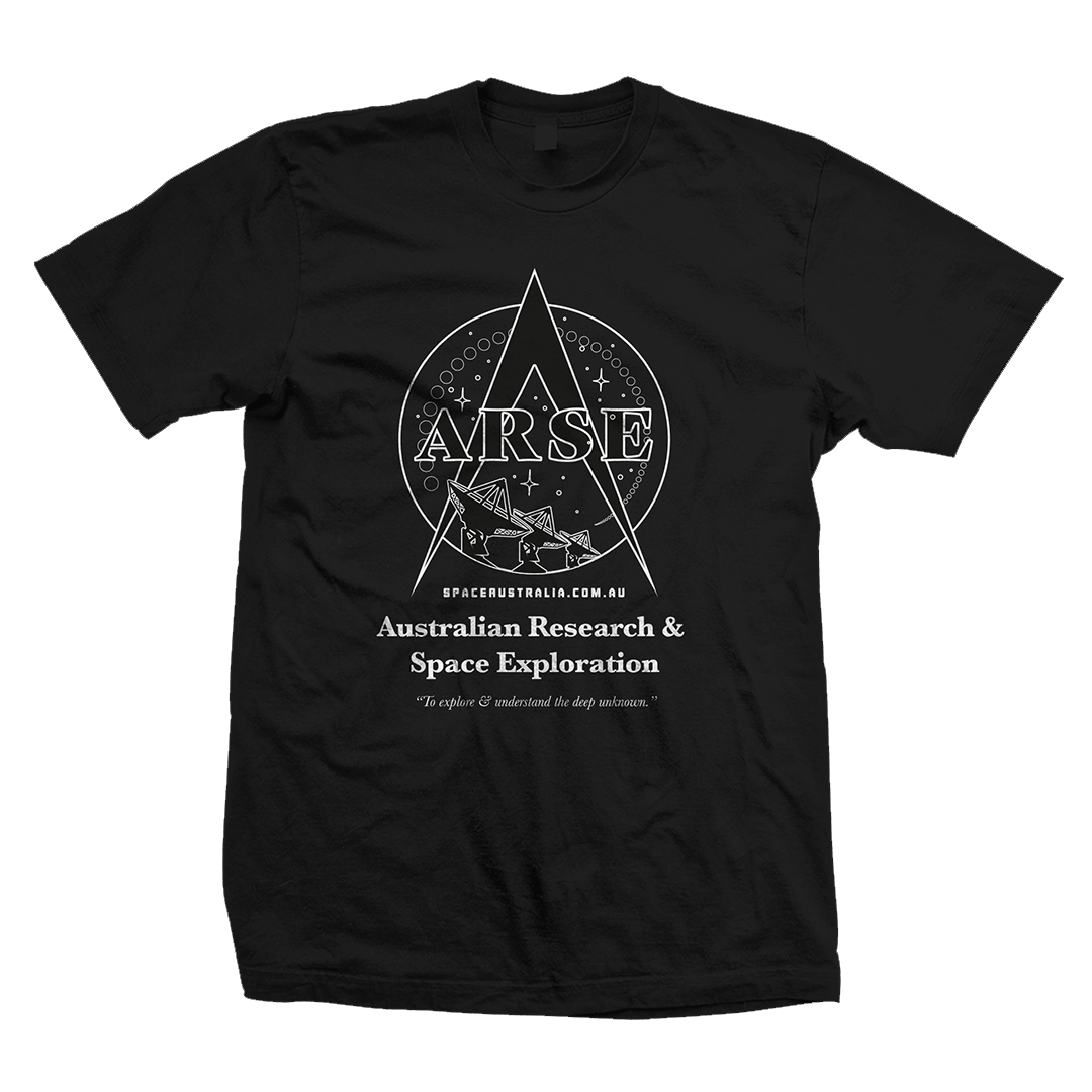 BIG A.R.S.E. Saturn Tee Black [6XL-9XL]