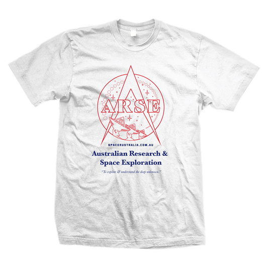 BIG A.R.S.E. Saturn Tee White [6XL-9XL]