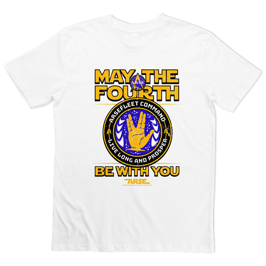 2024 May The Fourth Tee White [APRIL FOOLS]