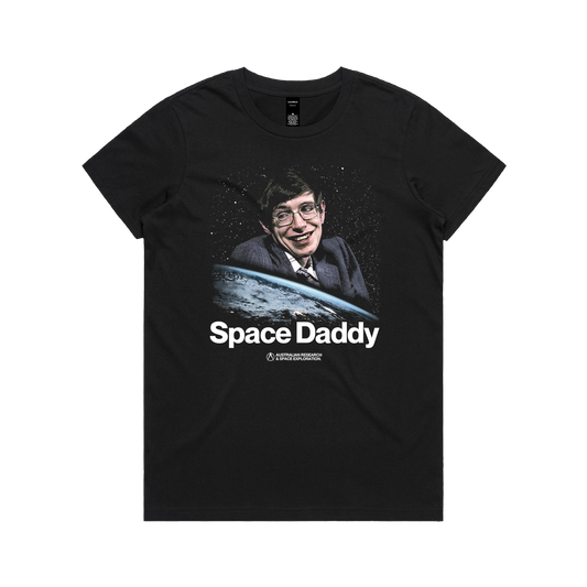 Daddy Hawking Ladies Tee Black