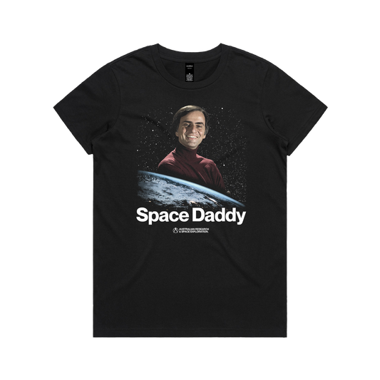 Daddy Sagan Ladies Tee Black