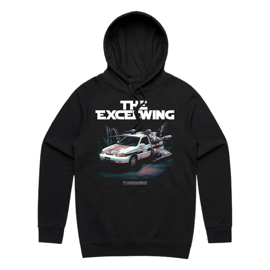 Excelwing Hoodie Black