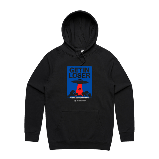 Going Probing Hoodie — Black front