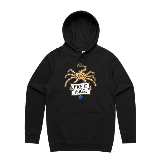 Free Hugs Hoodie — Black front