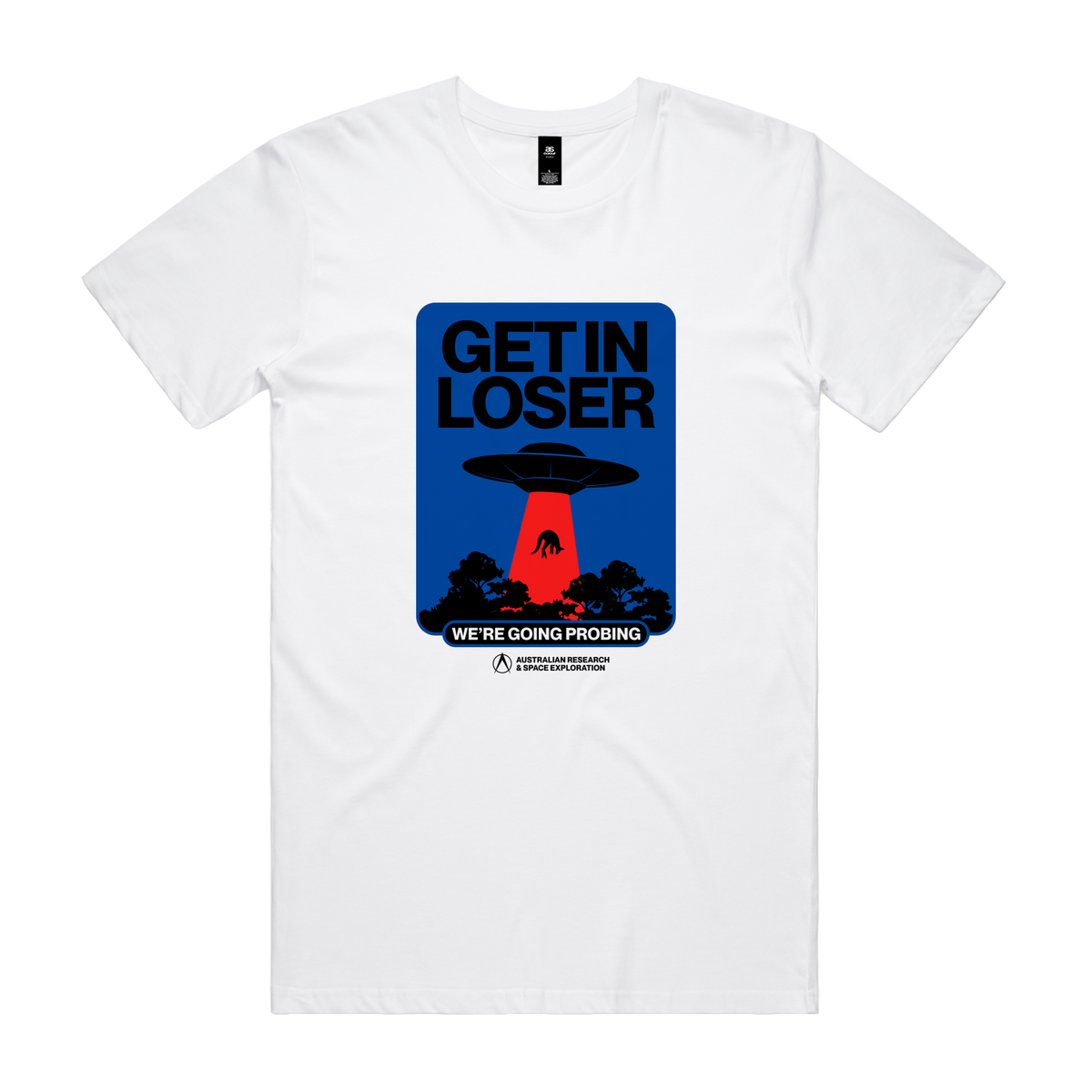 Going Probing Tee — White front