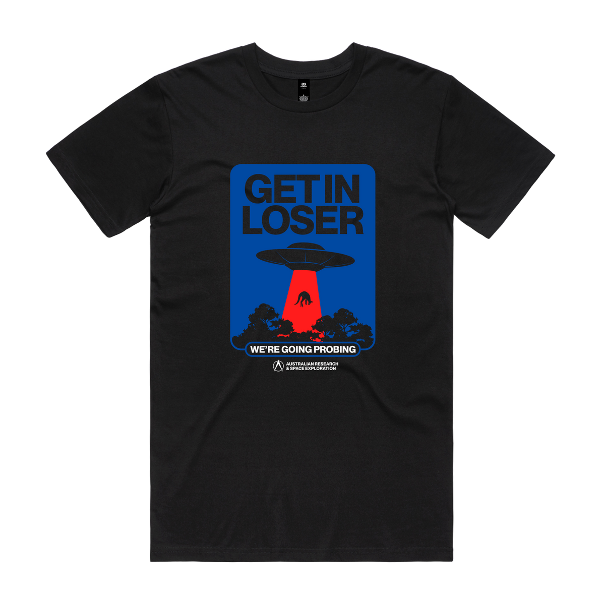 Going Probing Tee — Black front