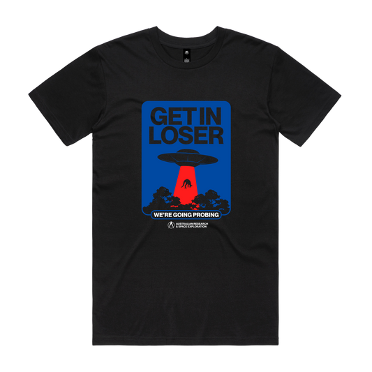 Going Probing Tee — Black front